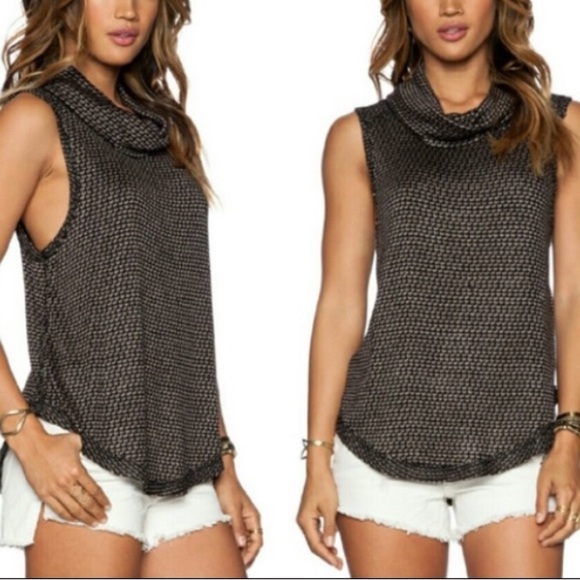 Free People Sweaters - Free People Cowl Neck Sleeveless Sweater